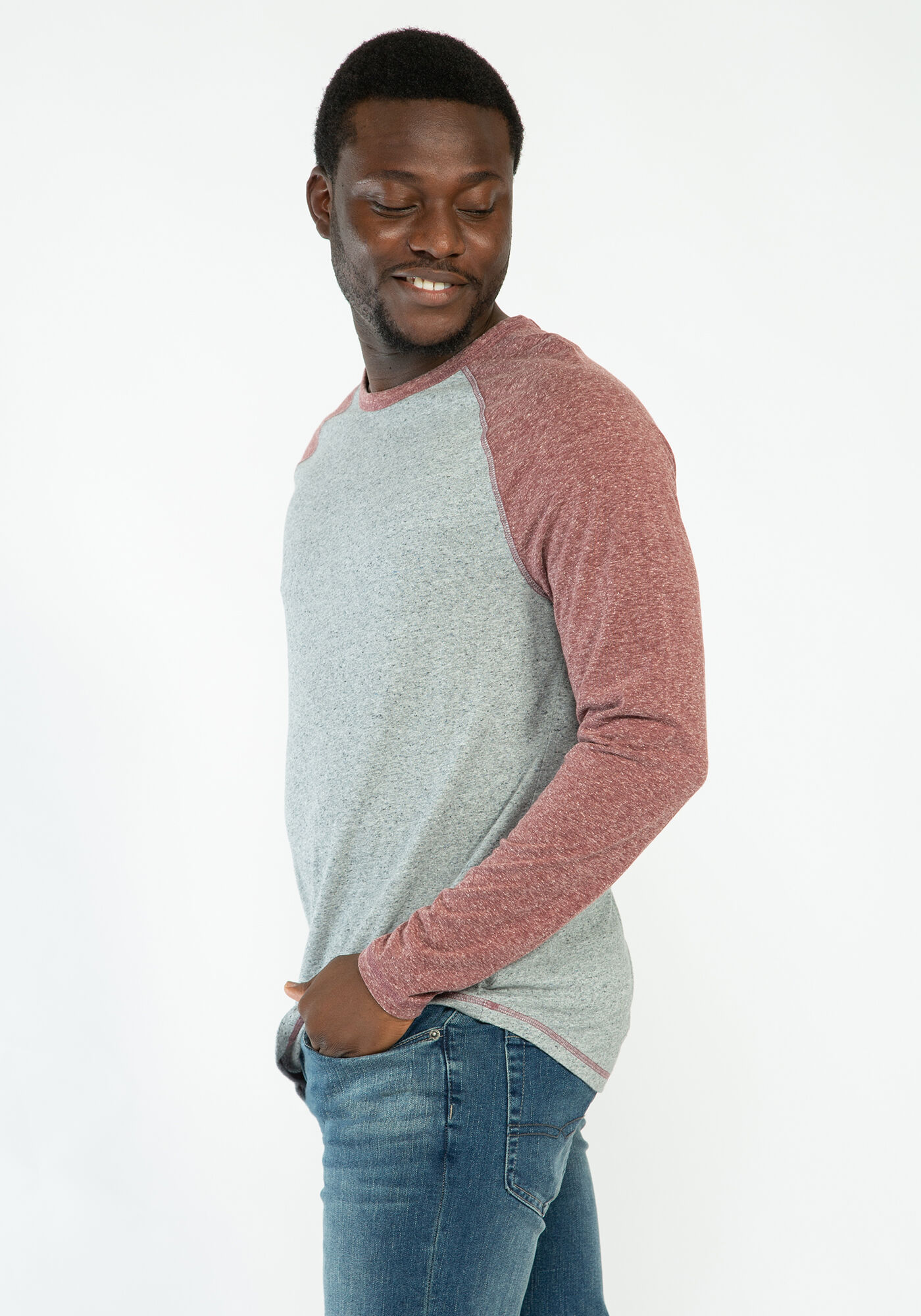 ellis snow wash baseball shirt Image 3