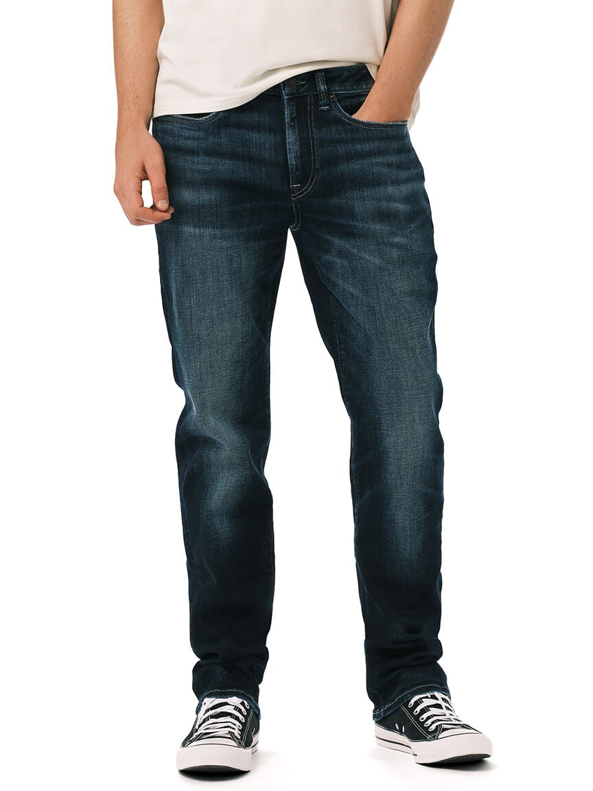 straight six jeans dark vintage wash