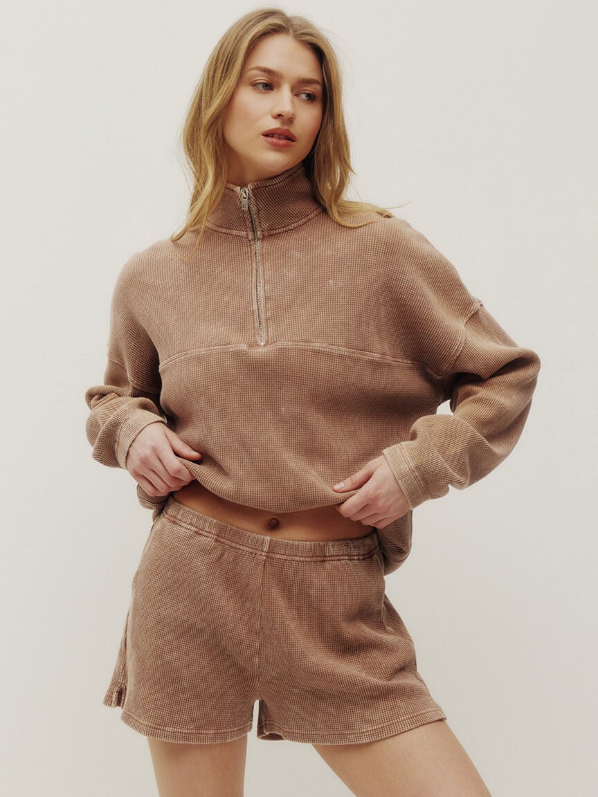 bailey waffle zipup Image 6