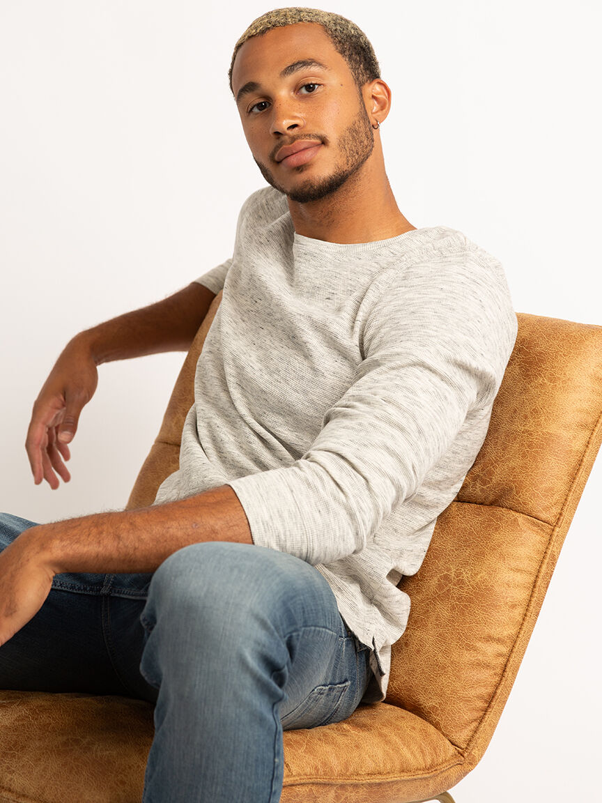 brooks waffle long sleeve t-shirt Image 5