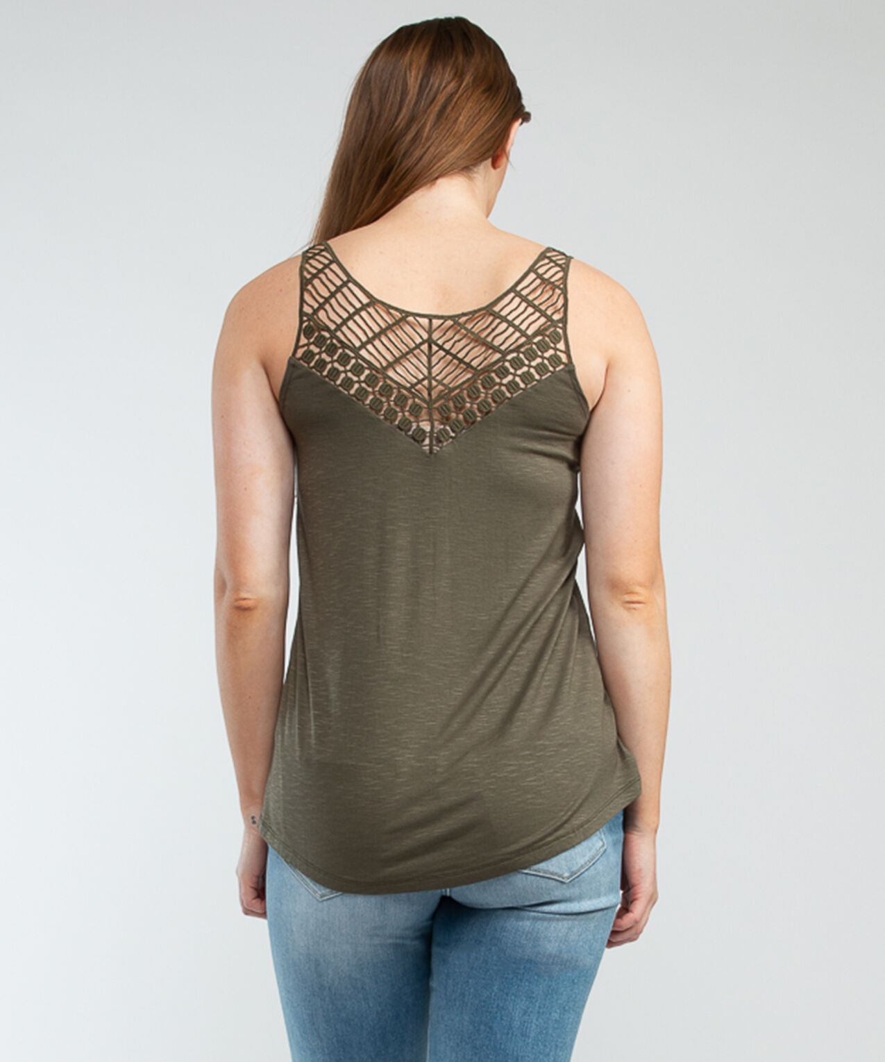 tracy henley crochet tank top Image 2