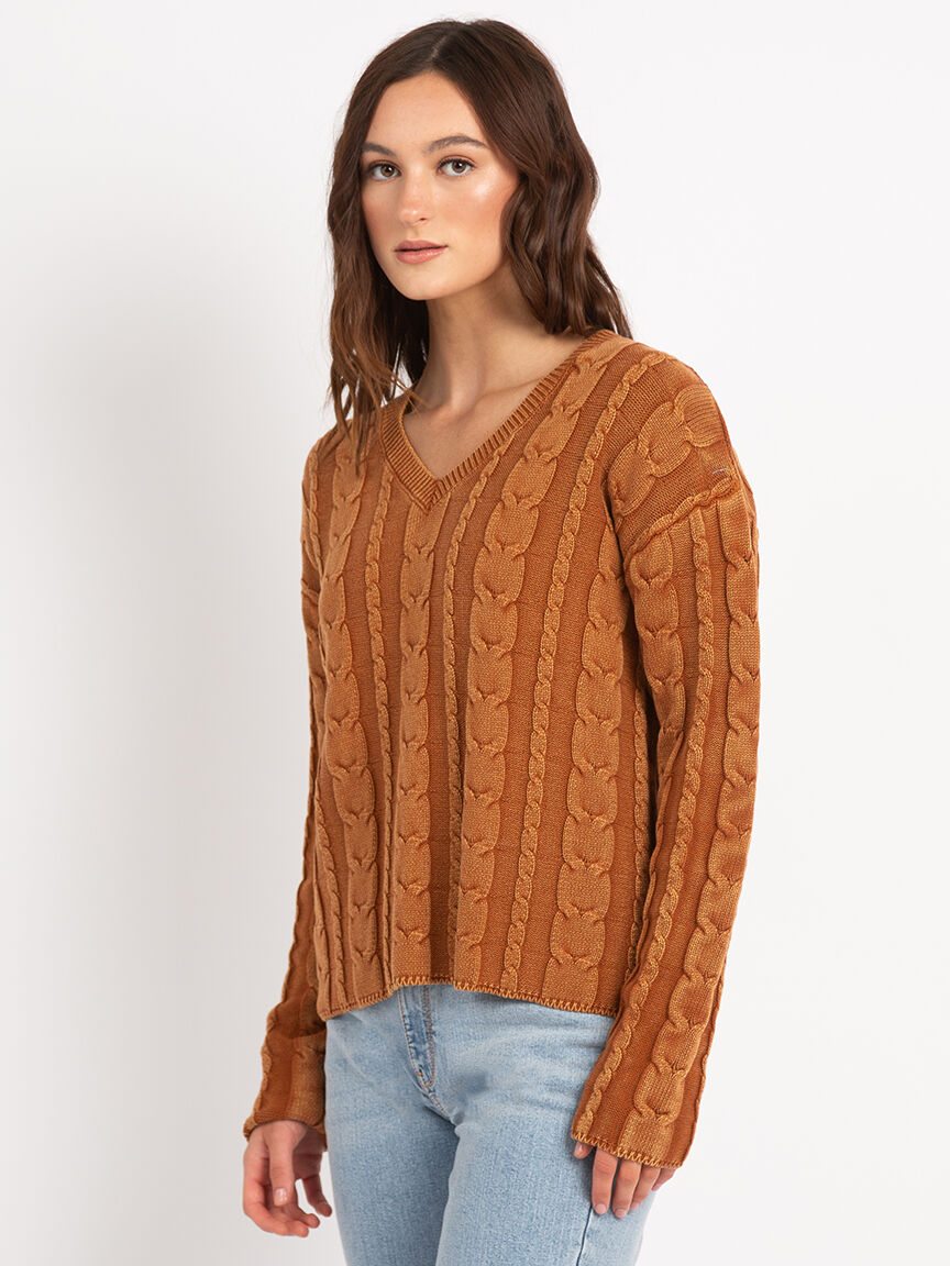 zarina v neck sweater Image 4