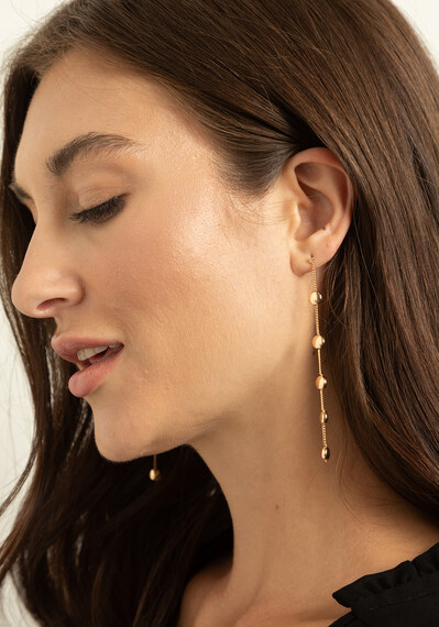 earrings with dangle dots Image 3