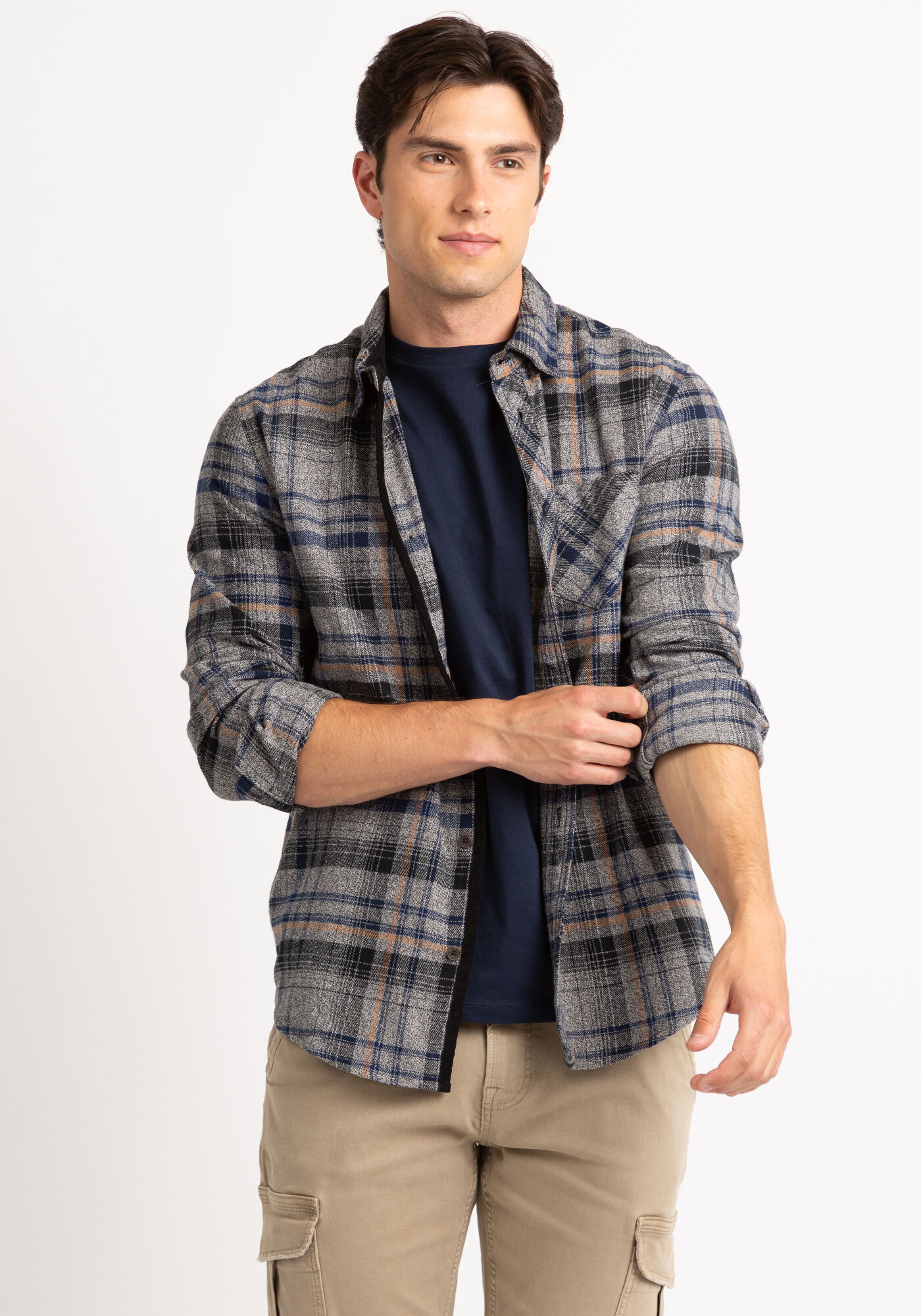 eli flannel button-up shirt Image 2