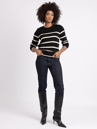 liesel crew neck stripe sweater liesel crew neck stripe sweater