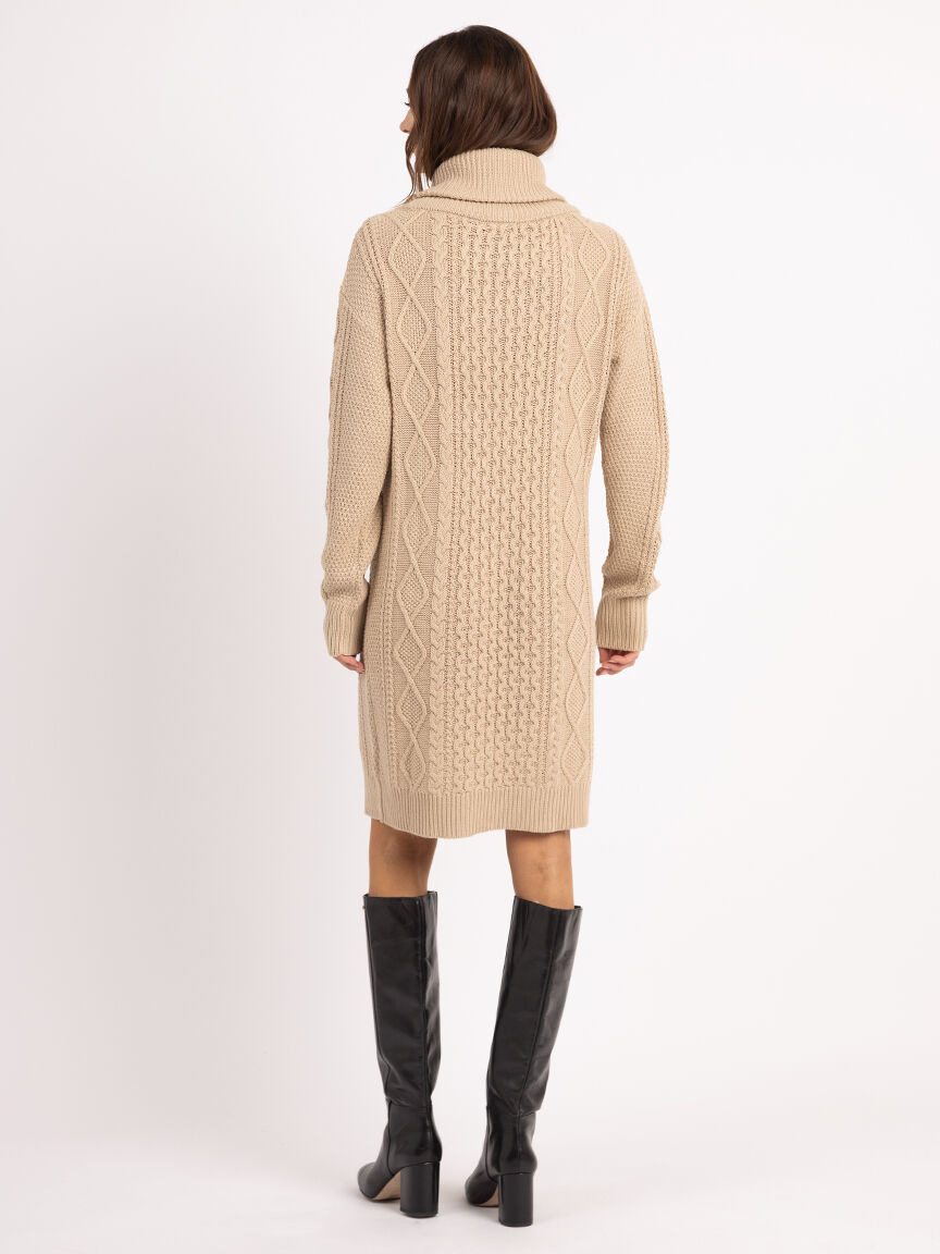 jordana cowl neck knee length dress Image 2