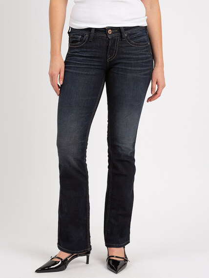 suki mid rise slim bootcut jeans Image 2