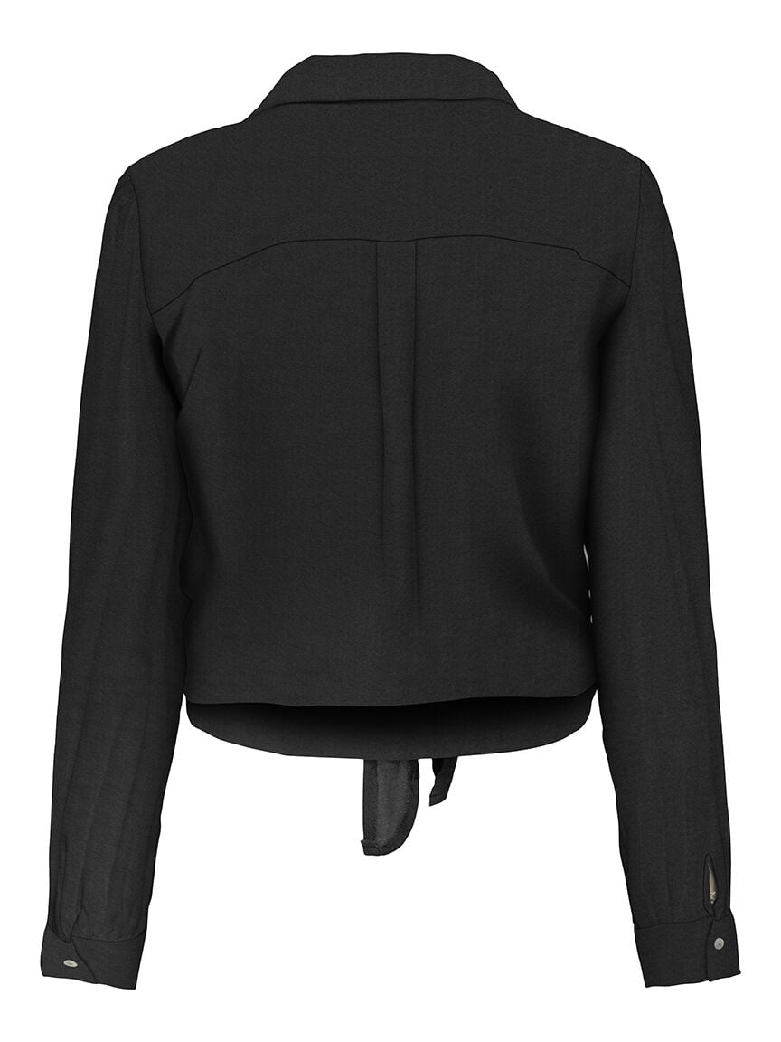 nova long sleeve knot shirt