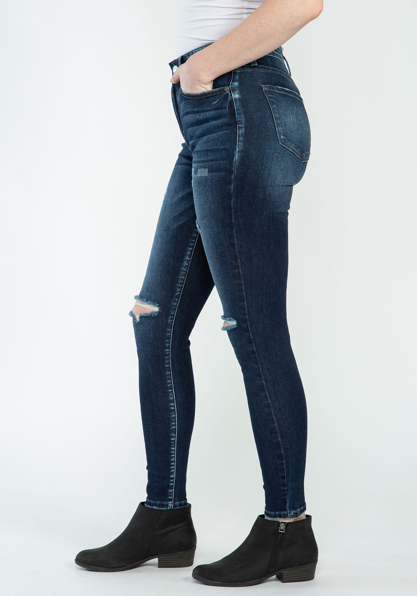 high rise super skinny jeans Image 3