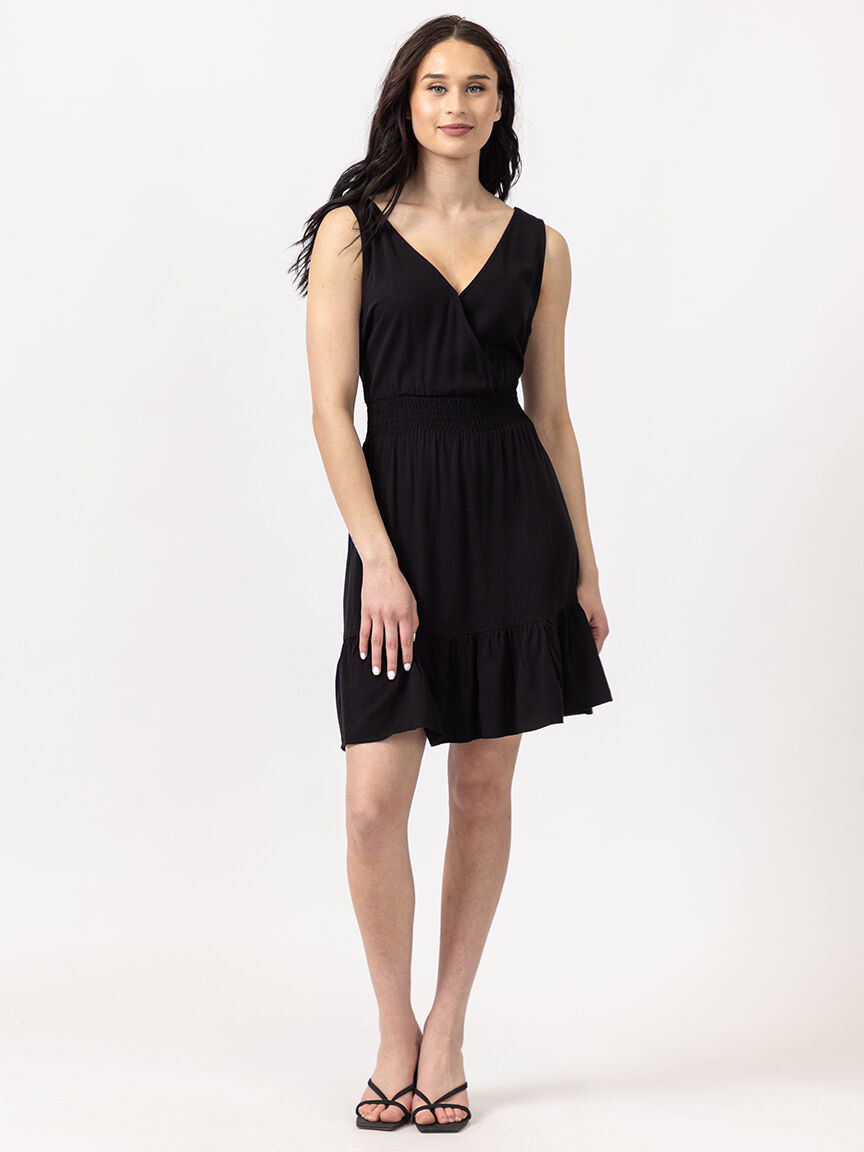 v-neck short dress Image 1