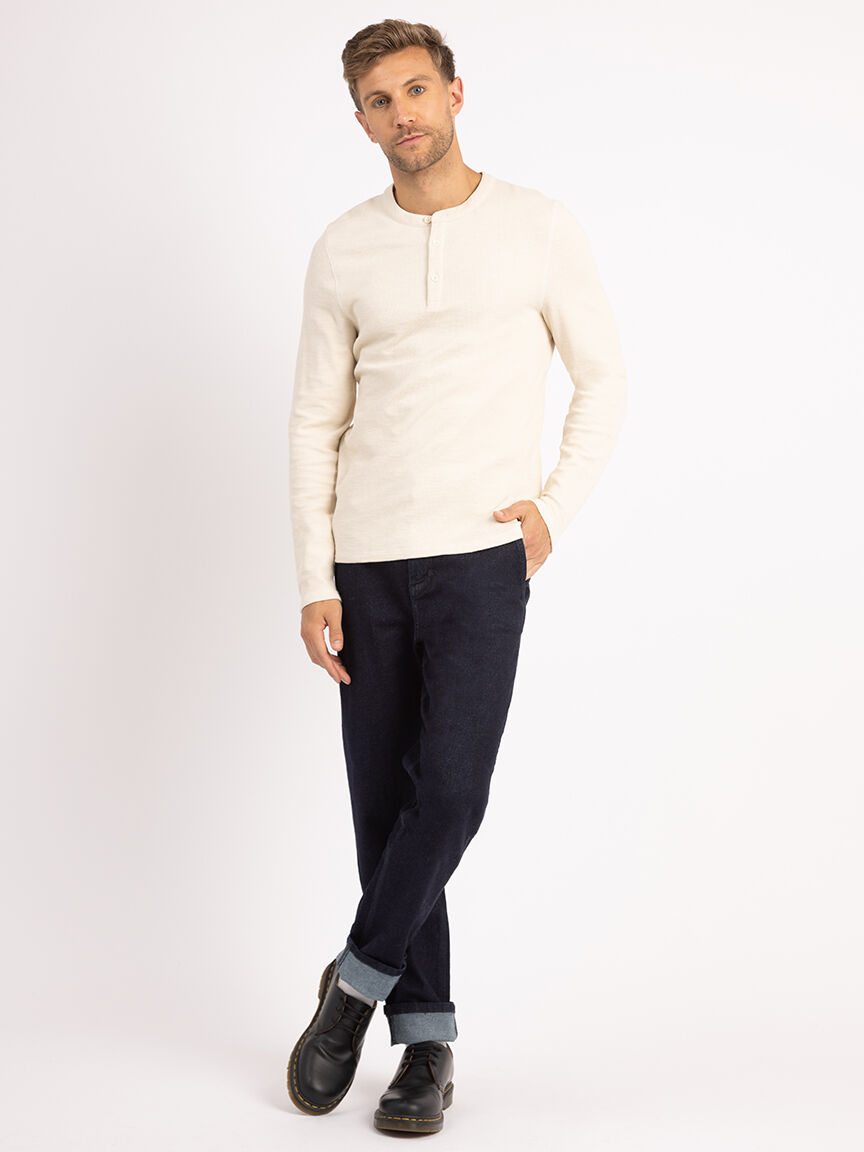 craig textured henley Image 2