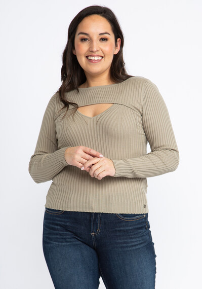 marion cut out sweater Image 1