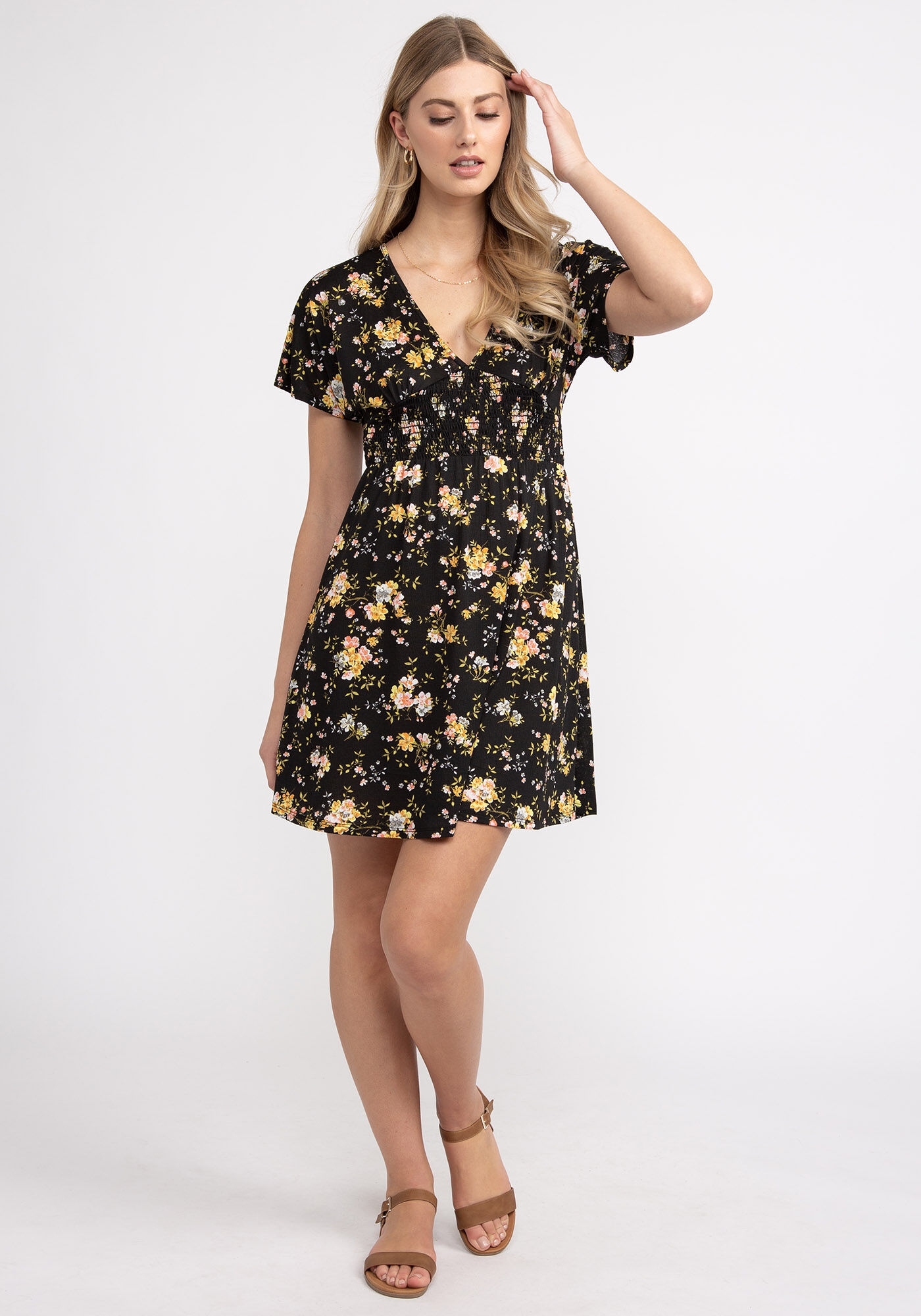 Amilie smocked waist sundress Image 2