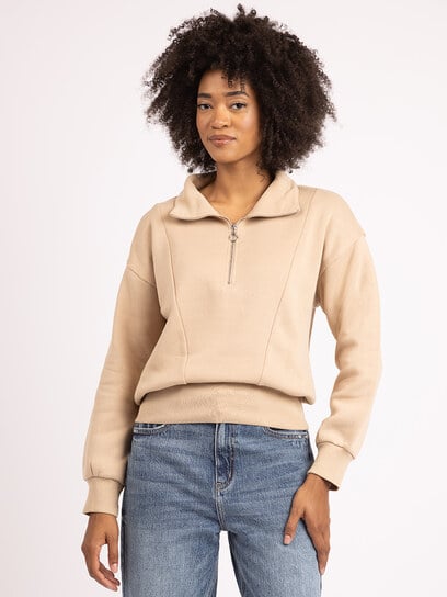 tatum 1/4 zip mock neck sweatshirt tatum 1/4 zip mock neck sweatshirt