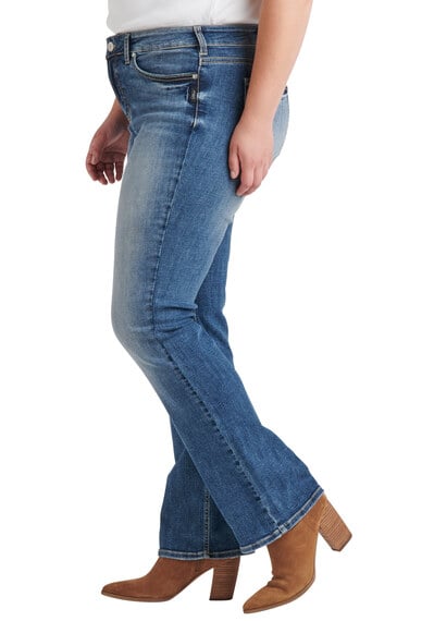 mid rise slim boot jeans suki Image 3
