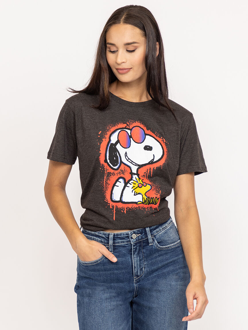 unisex snoopy graphic tee