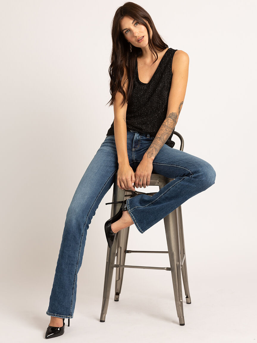 dannii double v-neck tank top  Image 1