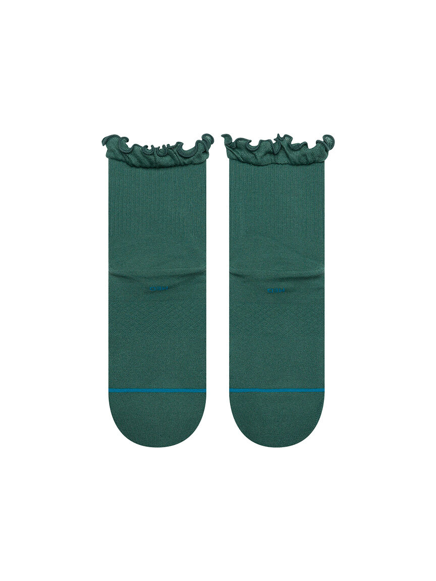 ruffle icon quarter socks