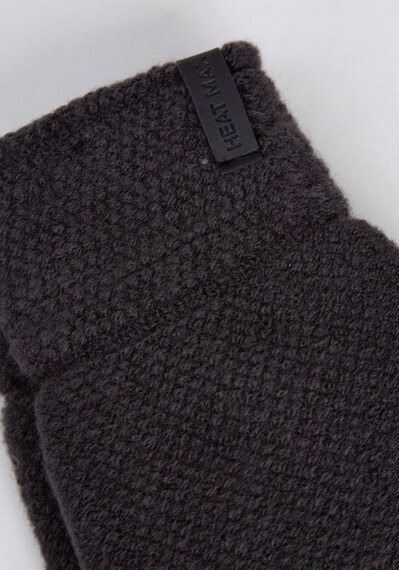 heat max men thermal knit gloves Image 5