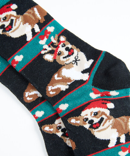 women's holiday corgi socks  Image 3