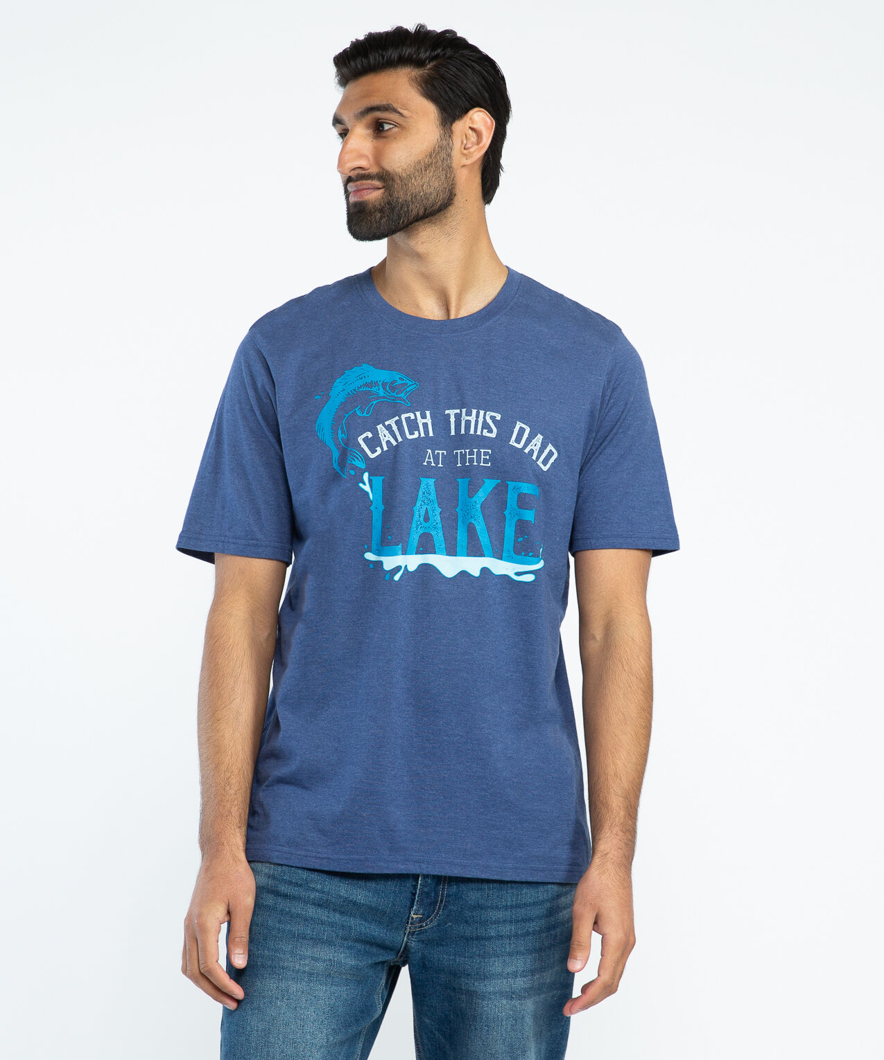 catch this dad at the lake tee Image 1