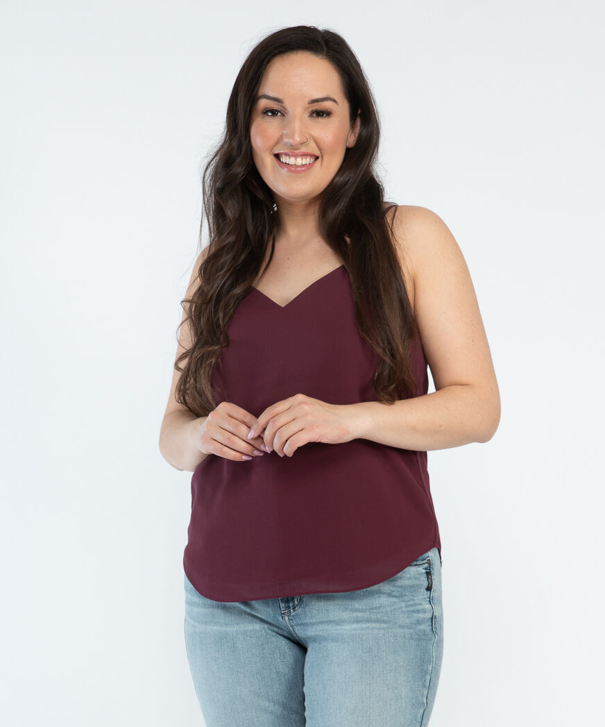 louise double layer basic cami Image 1