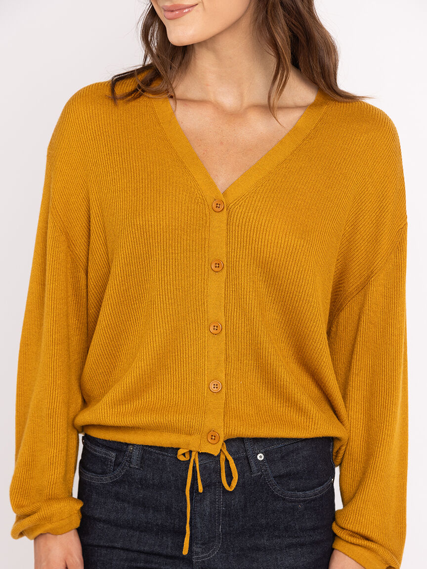 aurelia v neck button front sweater Image 4