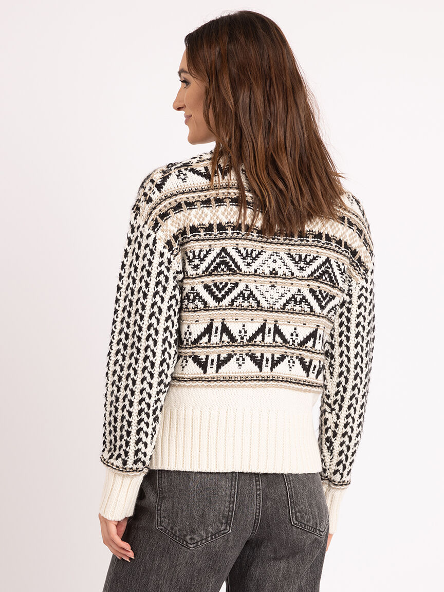 chan mock neck sweater Image 4