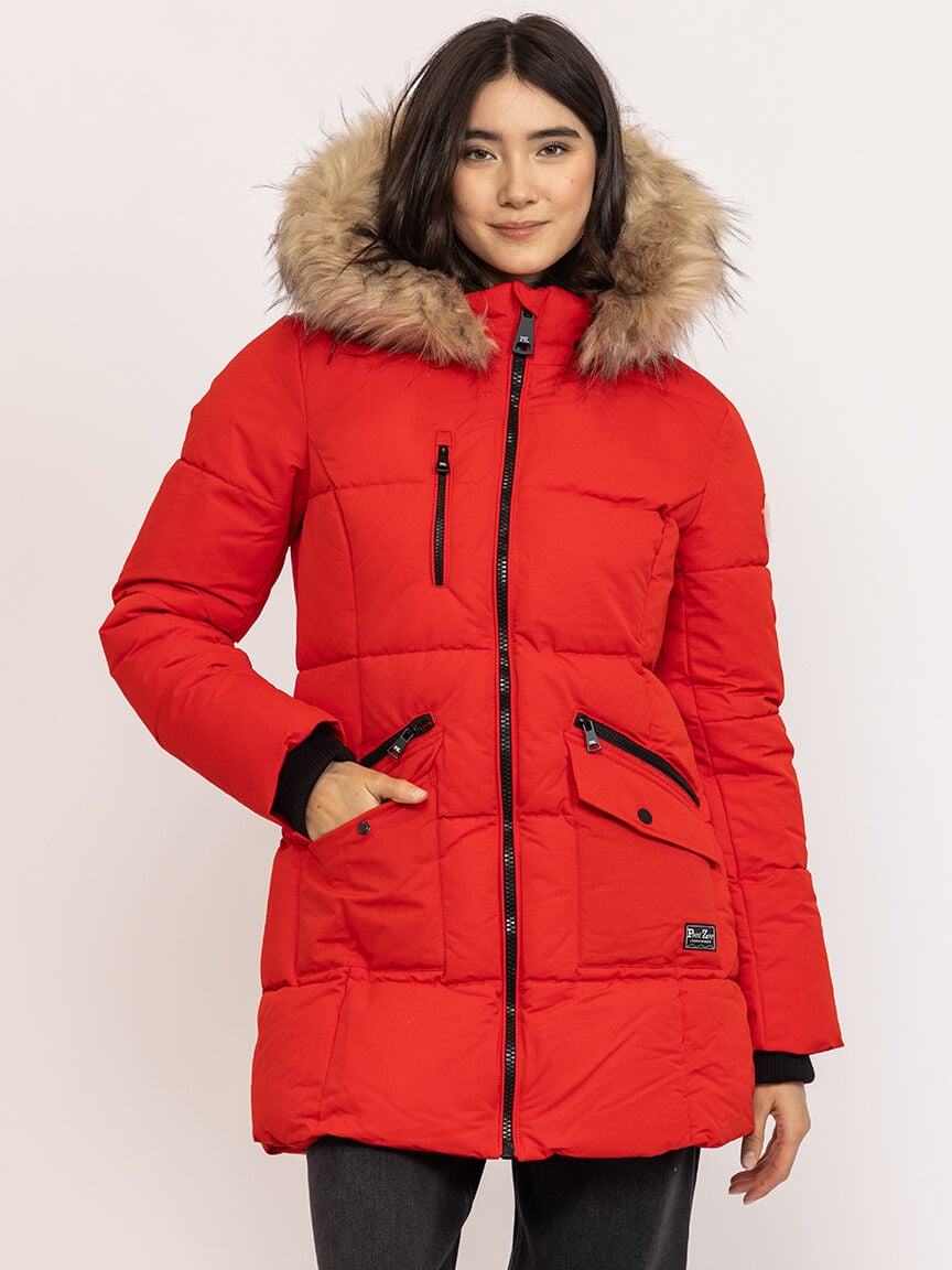 khione quilted parka