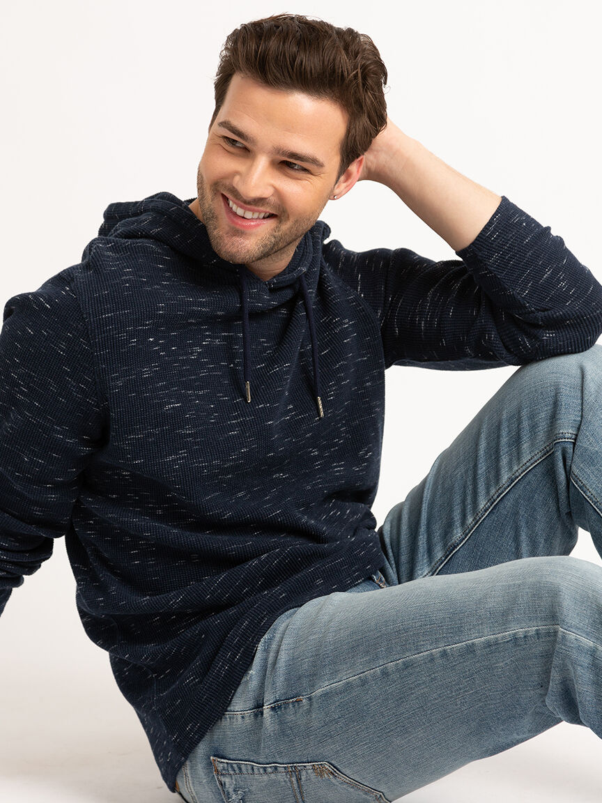 jace space dye waffle hoodie Image 1