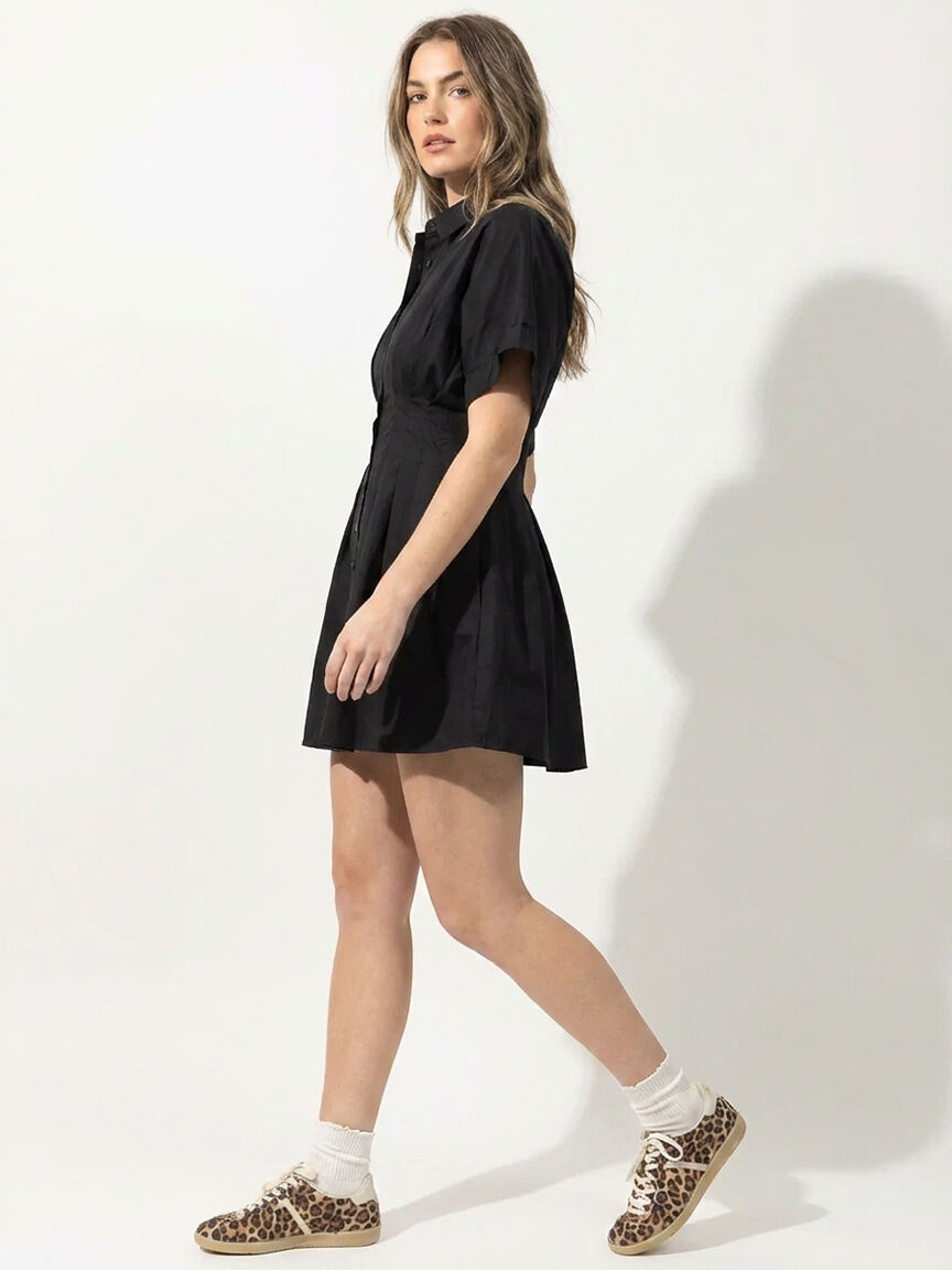 short poplin dress