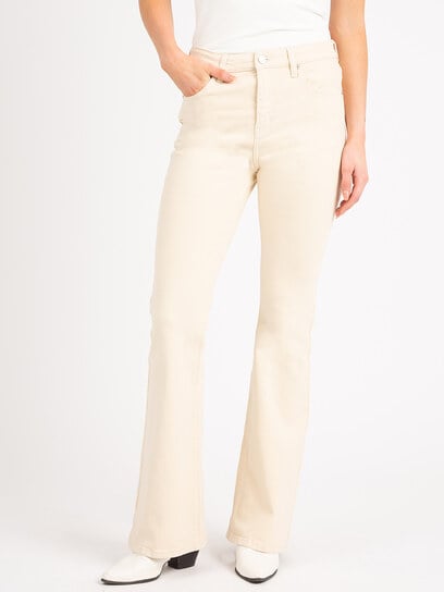 ecru flare jean ecru flare jean