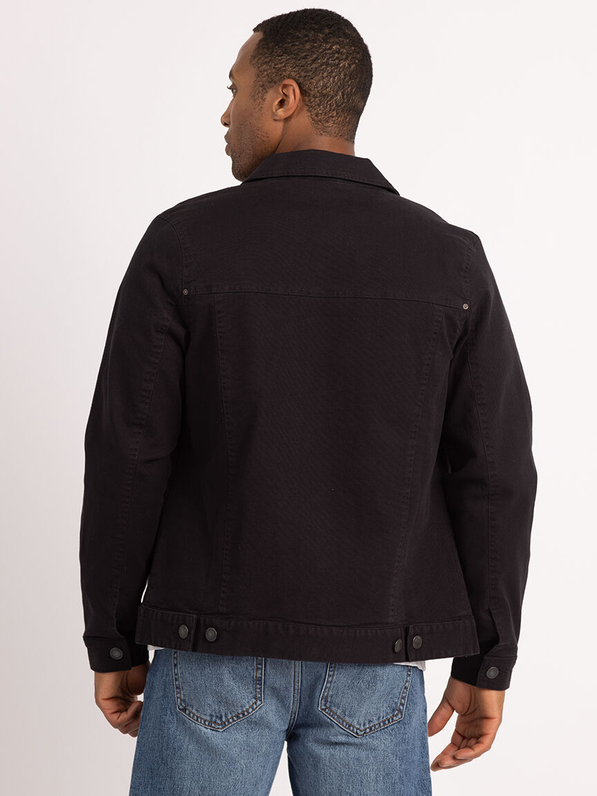 christopher plaid lined trucker jacket Image 3