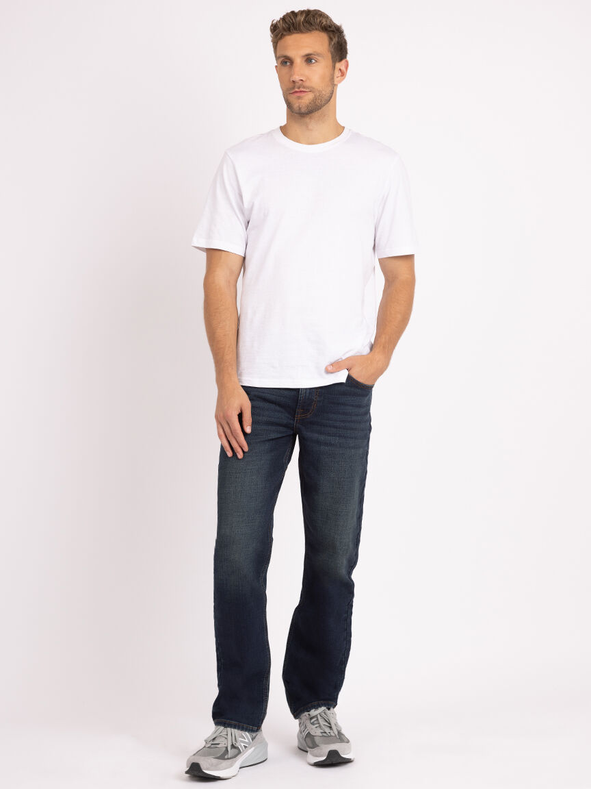 marcus classic straight knit jean dark authentic Image 1