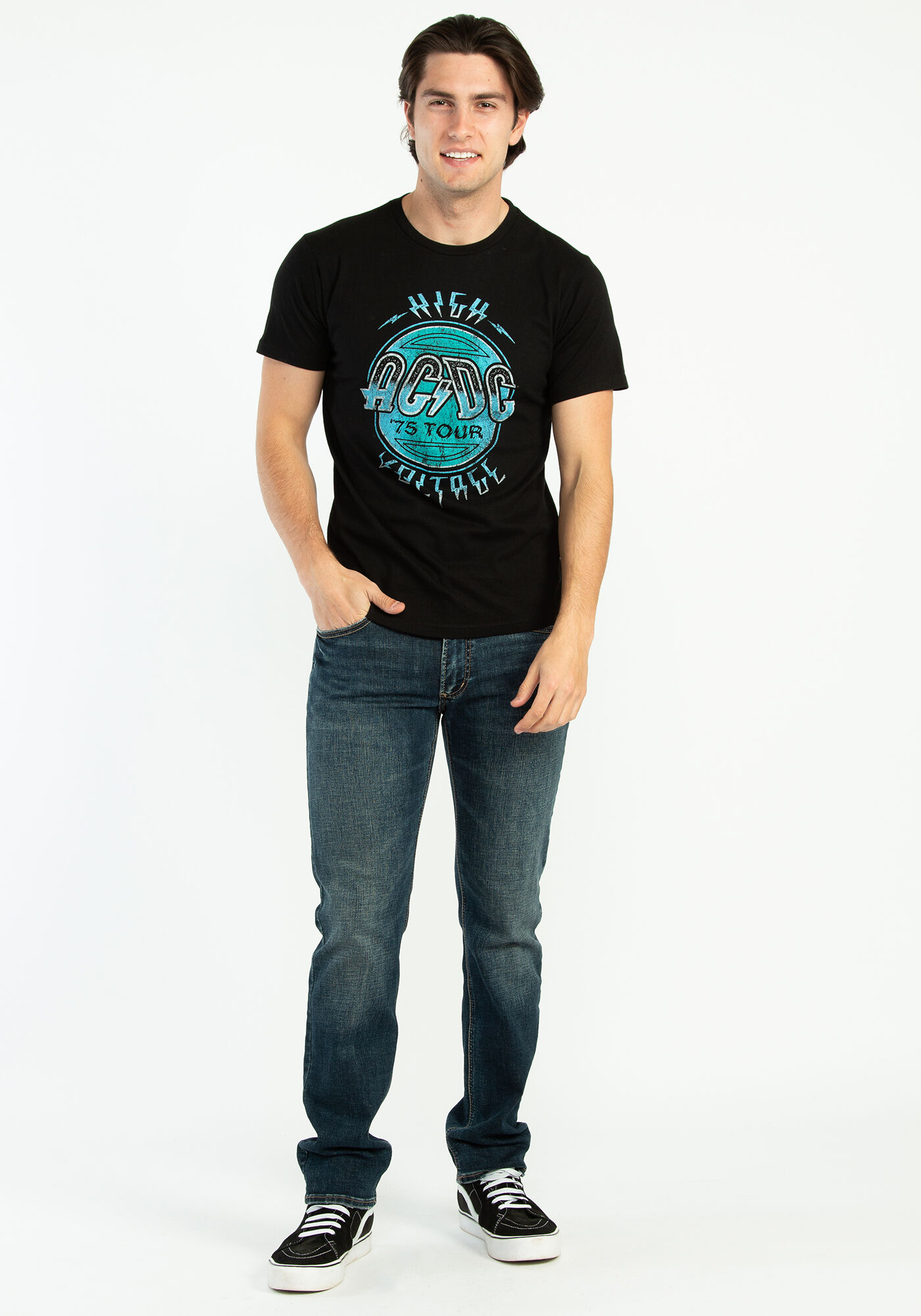 high voltage vintage t-shirt Image 3