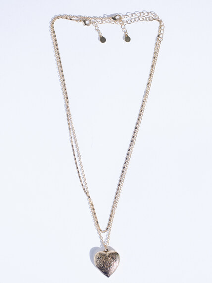 vintage heart locket necklace vintage heart locket necklace Image 5