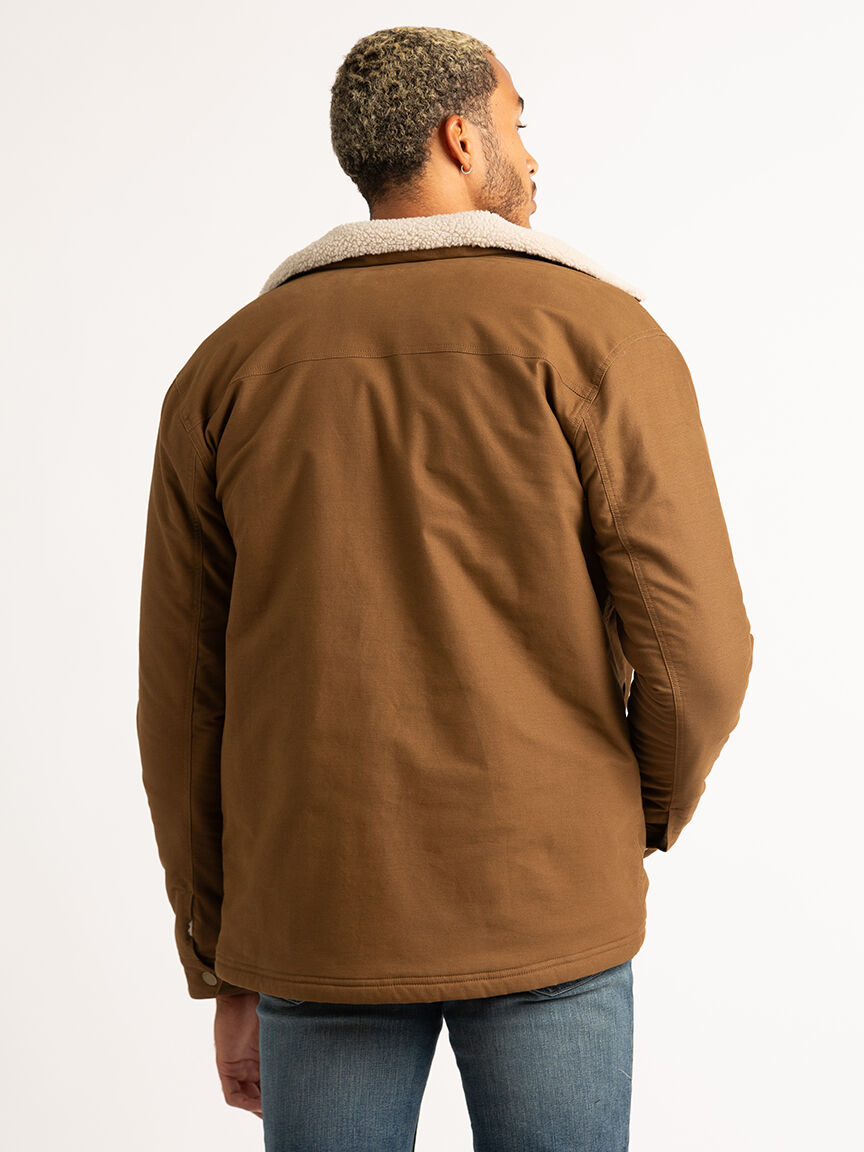 ryan twill sherpa jacket Image 4