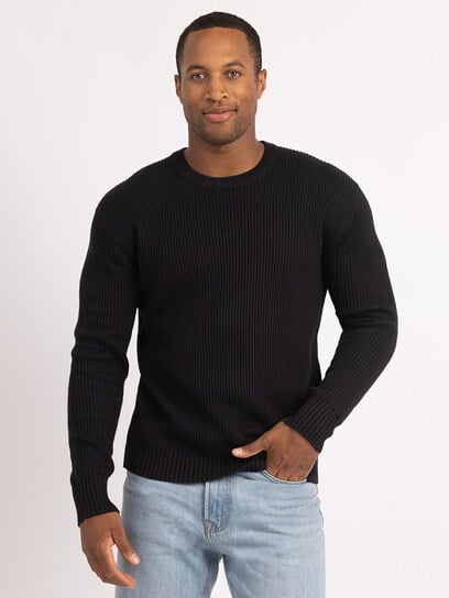 derek washed ribbed crewneck derek washed ribbed crewneck