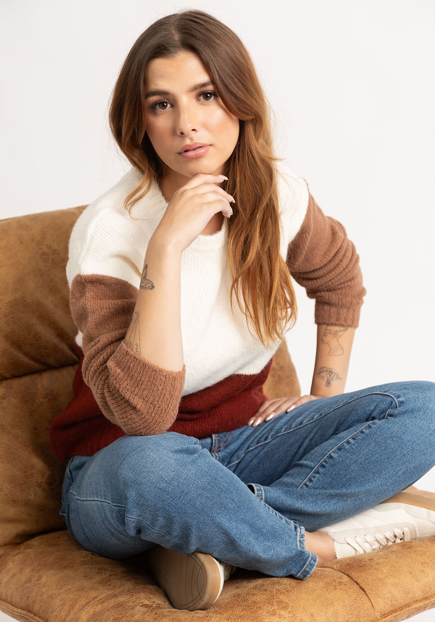 jeannine colourblocked popover Image 4