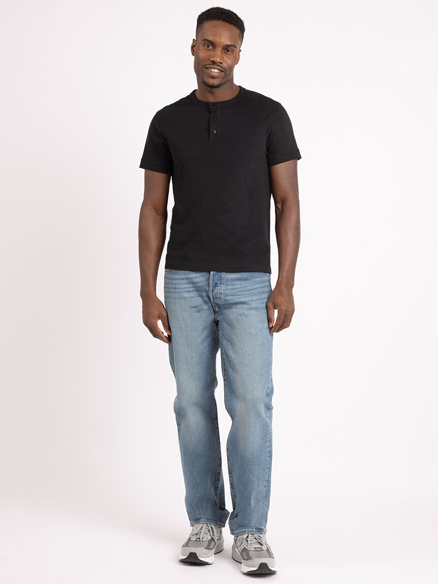 jeremy 3 button henley