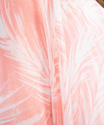 pink palm print wrap Image 4