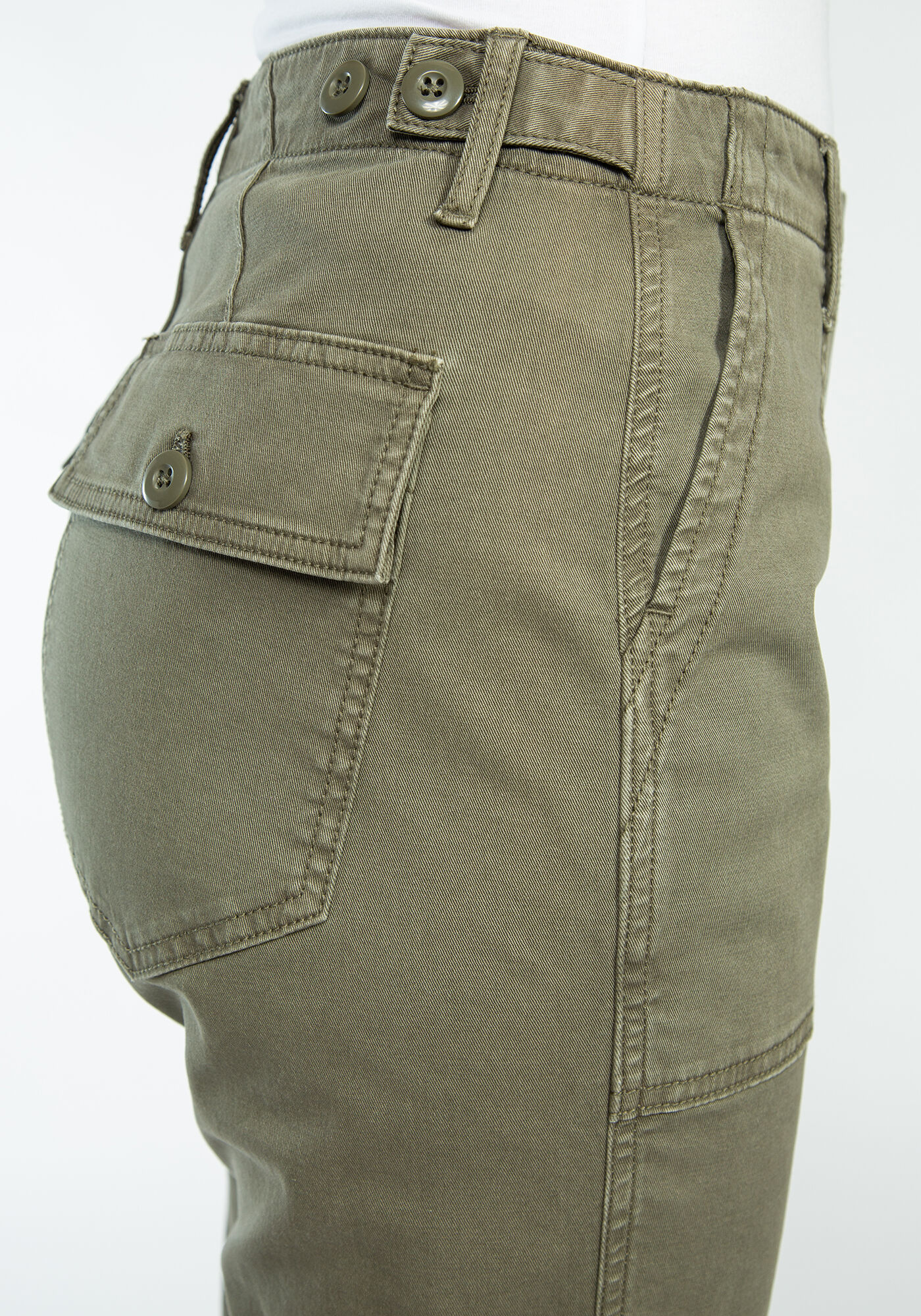 minerva high rise straight leg  utility pant Image 5