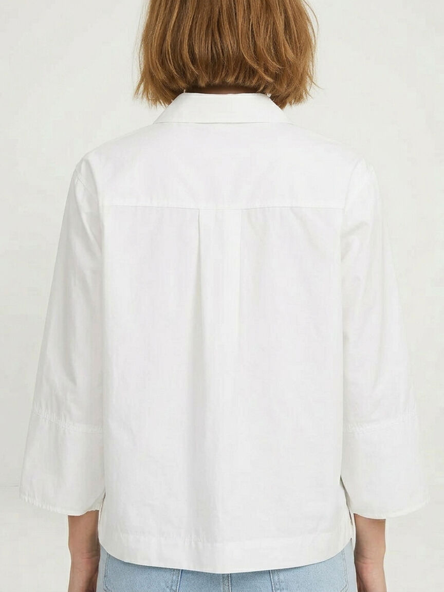 caro poplin blouse