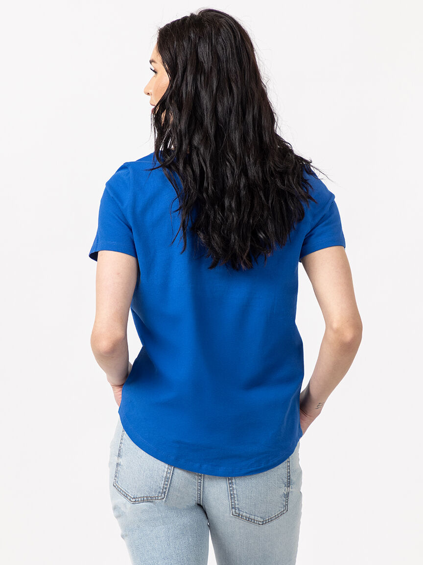 saige scoop neck t-shirt Image 3