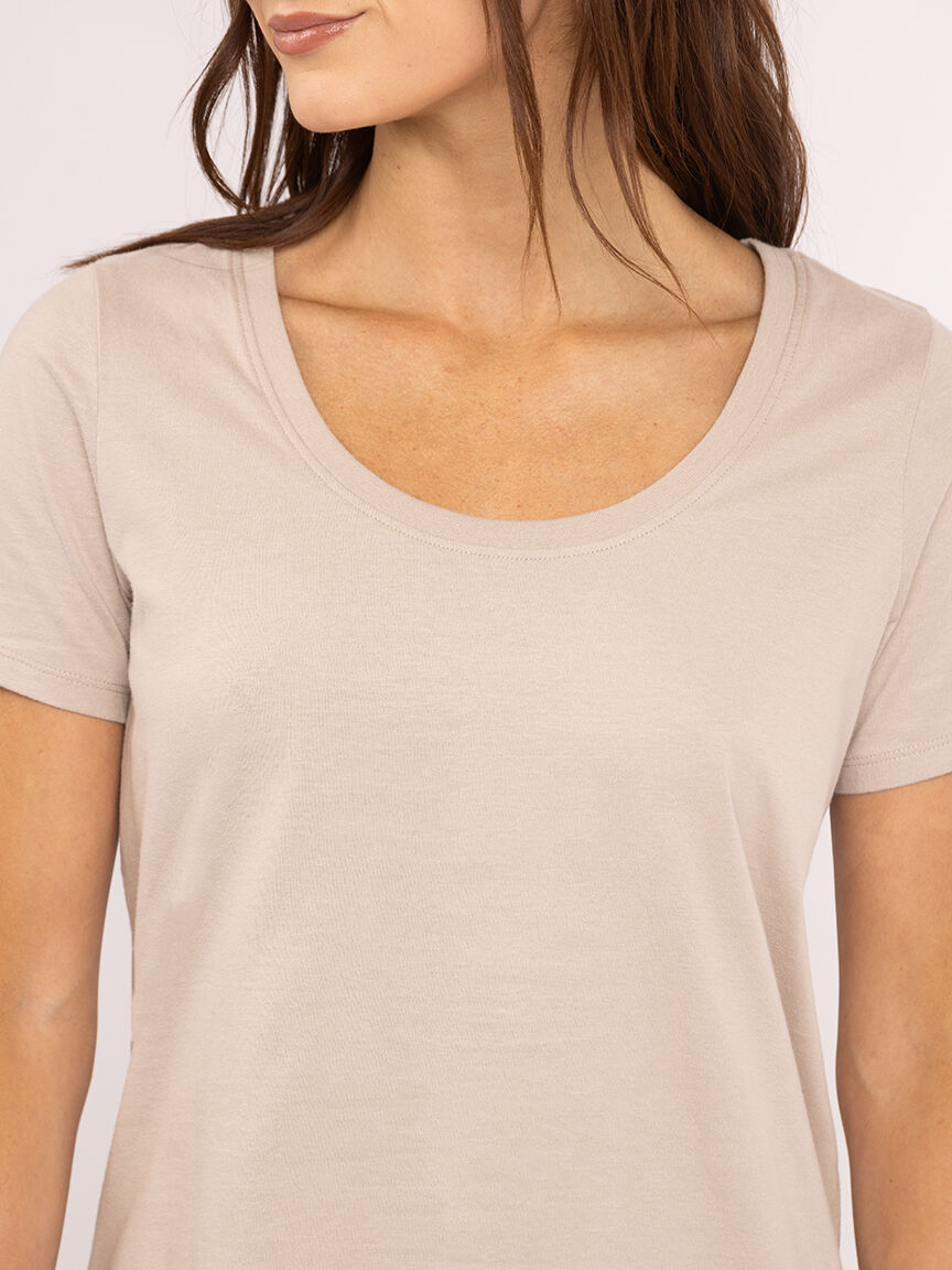 saige scoop neck t-shirt