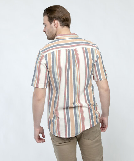 stripe button front shirt wallace Image 2