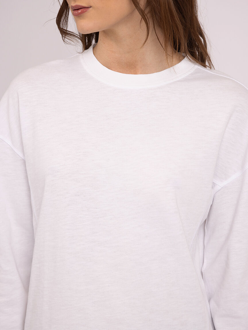 joni crew neck top