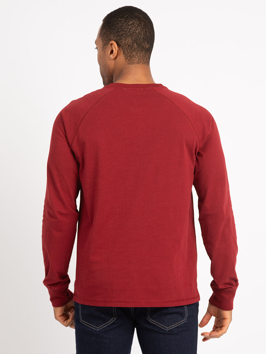 lucas long sleeve henley t-shirt Image 3