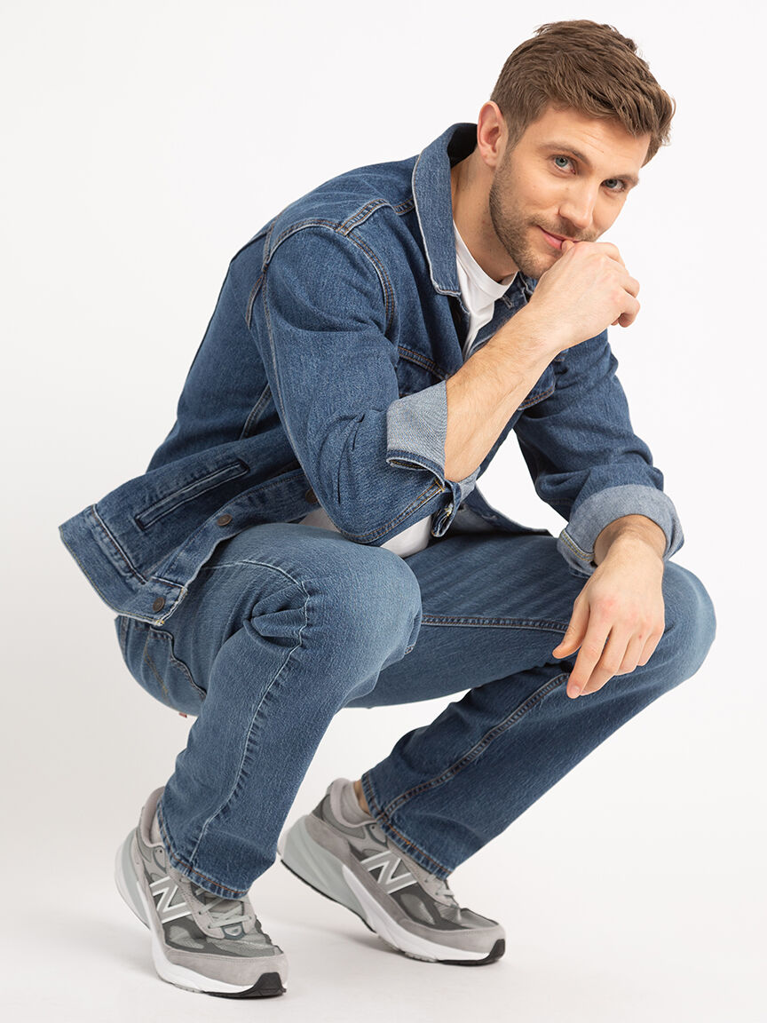 denim trucker jacket Image 4