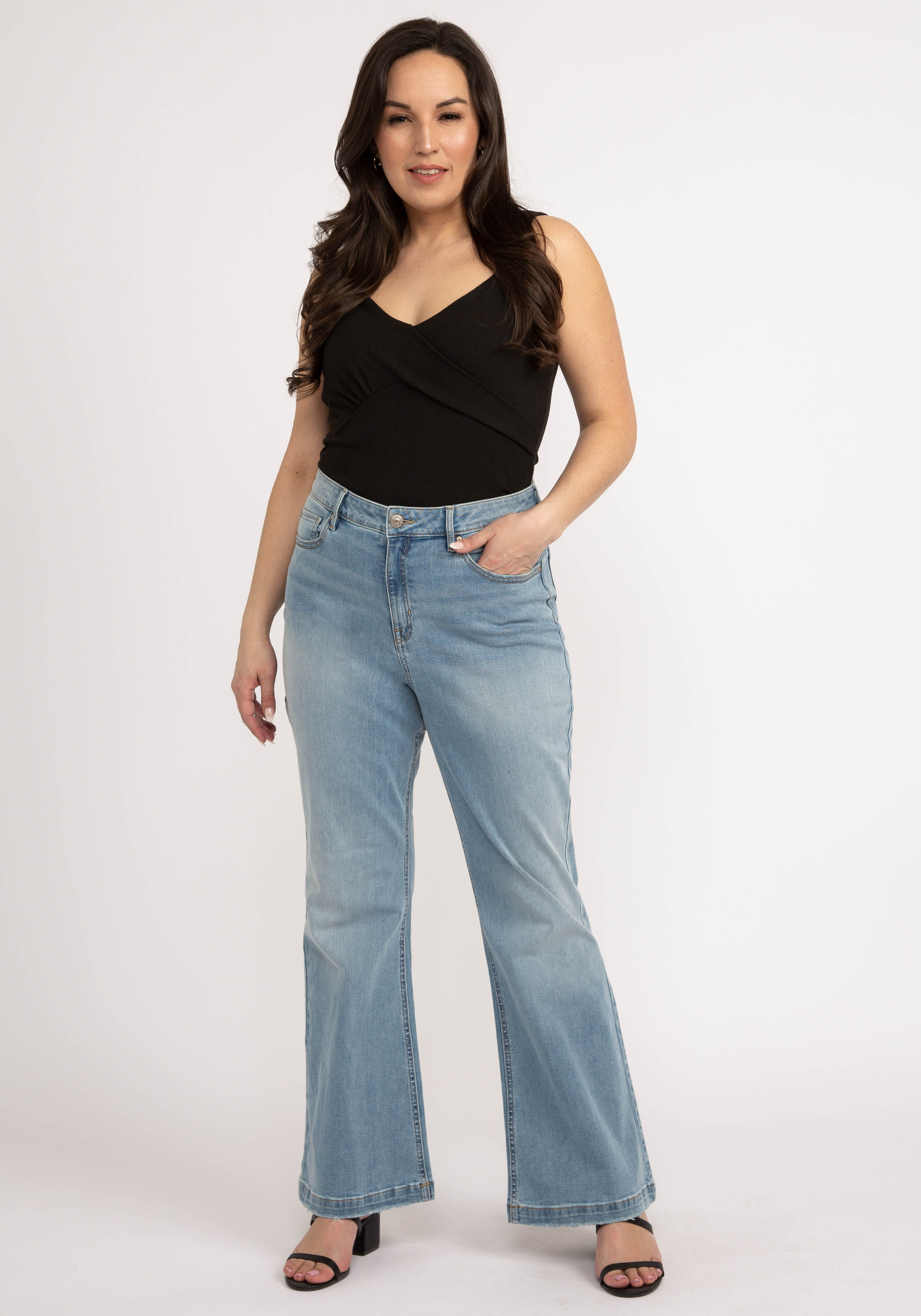 Tonia sweetheart neck tank top Image 1